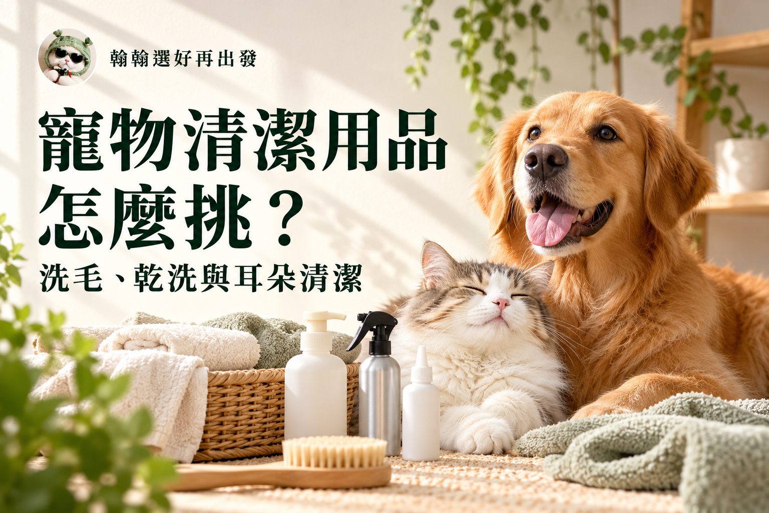 依鈦寵物清潔用品怎麼選?4款噴霧、洗毛精、乾洗澡與潔耳液比較