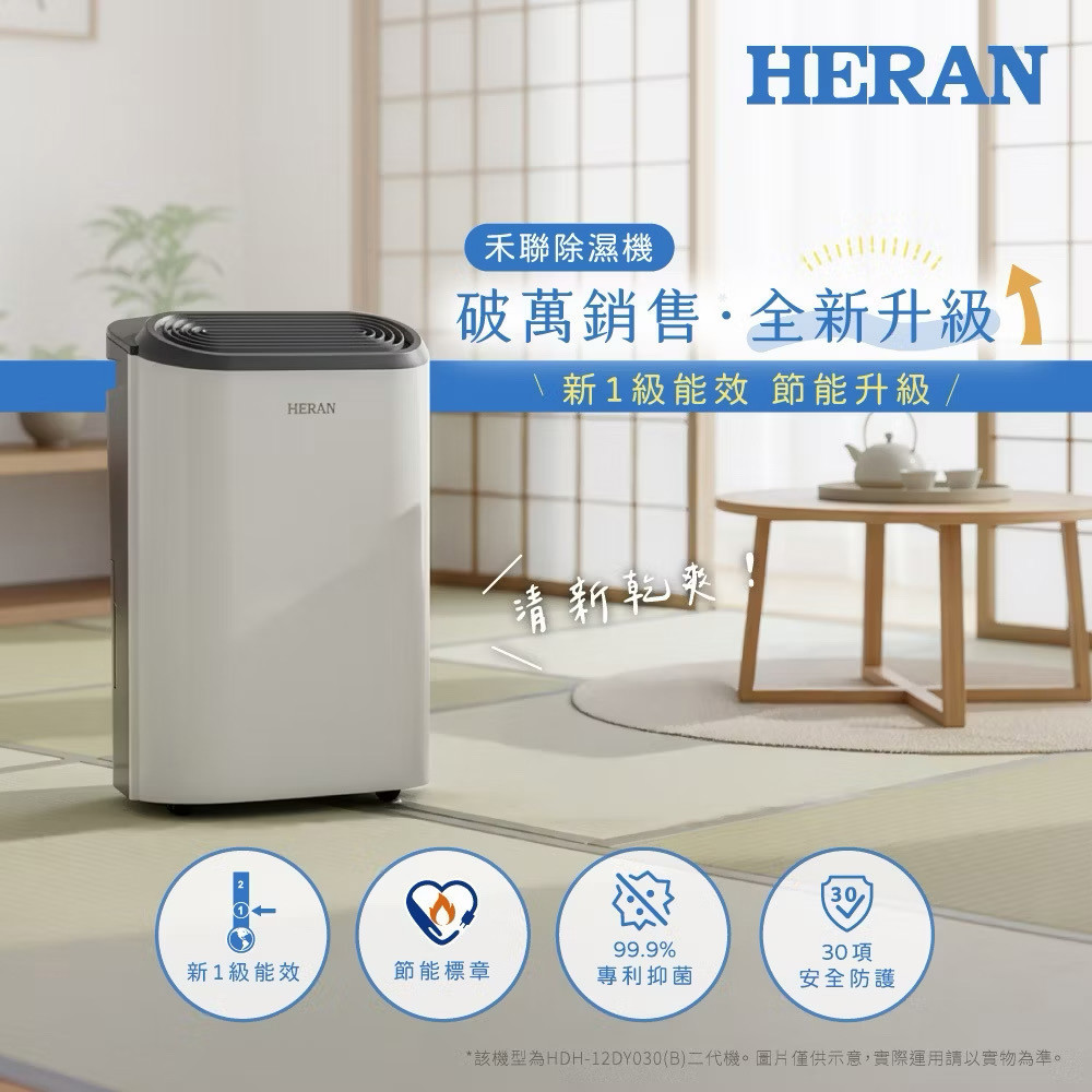 禾聯 HDH-12DY030(N) 除濕機照片